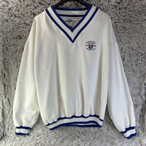 Vintage Vesi Kentucky Wildcats V-neck Large Pullover Blue White  Sportswear 90's